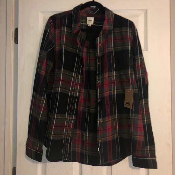 Vans Tops - 🖤 3/$20 NWT women’s vans flannel. Size xl